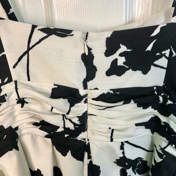 Jessica Howard Black & White Floral Cocktail Party Formal Dress - Size 14P - Picture 10 of 10